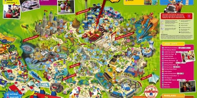 Kort af legolandi malasíu