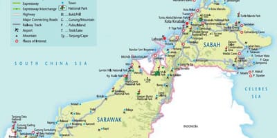 Vegakort peninsular malasíu